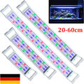 20-60cm Aquarium Beleuchtung LED RGB Pflanzen Wachsen Lampe Aquariumleuchte