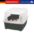 Iris Ohyama CLH-12 Katzenklo mit Schaufel Katzentoilette mit Rand Katzen WC