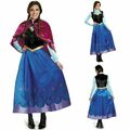 Anna Frozen Erwachsene Lady Party Kleid Cosplay Kostüm Girl Book Week Snow Queen