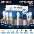 2x D1S D2S D3S LED Xenon Brenner Scheinwerfer Lampe 70W 12000LM 6500K CANBUS DE