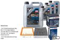 BOSCH Inspektionspake 8 L LIQUI MOLY Top Tec 4600 5W-30 für Nissan NV300 Kasten