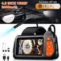 Endoskop mit 4.3“ LCD 1080P HD Inspektionkamera IP67 8mm Rohrkamera Endoscope