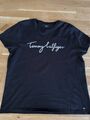 * ORIGINAL TOMMY HILFIGER  * DAMEN T- SHIRT * GR.  XL  SCHWARZ