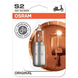 OSRAM ORIGINAL LINE S2 Glühlampe Fernscheinwerfer 12V 35/35W 3200K BA20d Halogen