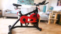 Indoor Bike von HOP-Sport, Bluetooth Speed Cycling Fahrrad Hometrainer Ergometer