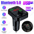 Bluetooth FM Transmitter KFZ Auto Radio MP3 Player 2 USB Ladegerät Adapter