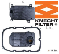 KNECHT HX187KIT Hydraulikfilter für Automatikgetriebe Hydraulikfilter 
