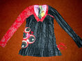 Sehr chice Longbluse Tunika  DESIGUAL Gr.M Langarm farbiger Druck Stickereien