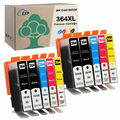 10x Drucker Patronen mit Chip für HP 364 XL Photosmart 5520 5510 5515 6520 6510