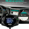 Freisprecheinrichtung Drahtloser Bluetooth-Car Kit FM-Transmitter MP3-Player USB