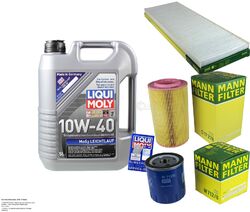 INSPEKTIONSKIT FILTER LIQUI MOLY ÖL 5L 10W-40 für Fiat Ducato