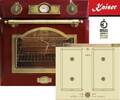 Hammerpreis Herd Set Kaiser 6355 Rot Backofen Einbau Induktionskochfeld  WOW