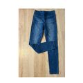 Blaue Jeans Pieces Gr. 36/38 Slim Fit Röhrenjeans Hose