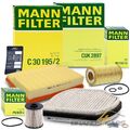 MANN-FILTER INSPEKTIONSPAKET FILTERSATZ B FÜR MERCEDES C-KLASSE W202 200 220 CDI