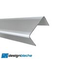 U Leiste Aluminium silber natur eloxiert Abdeckprofil 1,25m Abdeckung Blech Alu