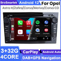 Android 13 Autoradio Für Opel Zafira B Corsa C D Astra H Carplay DAB+ GPS Navi