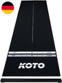 KOTO - Oche Carpet Checkout Dartmatte 285 X 80 Cm + Oche Inkl. Score Indikator, 