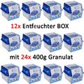 Ultra Fresh Luftentfeuchter 12x Box + 24x400g Granulat Raum Trockner Entfeuchter