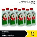 Castrol GTX 15W-40 A3/B3 VW 505 / 501 Mercedes MB 229.1 8x1 Liter = 8 Liter