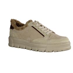 Paul Green 4120-024 Damenschuhe, gefüttert, Beige, Leder Gr 5-8, Schnürer