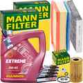 MANN INSPEKTIONSPAKET+5L MANNOL 5W-40 MOTORÖL passend für RENAULT CLIO IV 0.9