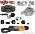 CONTI 6PK2490+Keilrippenriemensatz+OE WP+R.Schei für Audi A4 A6 A8 Q7 2.7 3.0TDI