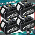 4X Für Original Makita Akku/Ladegerät 18V 6Ah 12Ah 9Ah BL1860B BL1850B BL1890B