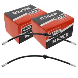 2X MAPCO BREMSSCHLÄUCHE BREMSSCHLAUCH VORNE passend für RENAULT CLIO MODUS
