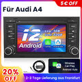 Android 12 CARPLAY Autoradio W/ DAB+ USB NAV GPS 1+32G Für Audi A4 S4 RS4 B6 B7