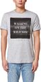 edc by ESPRIT Herren Kurzarmshirt Freizeitshirt T-Shirt, Grau (Medium Grey), S