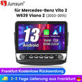 Carplay Android 13 Autoradio Für Benz Vito Viano W639 2003-2015 GPS Navi WIFI BT