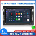 Für VW Polo 9N Golf 4 Passat B5 T5 GPS Navi RDS DAB+ Carplay Autoradio Android13