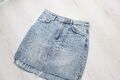 H&M Rock Jeans MidiRock Gr. XS S  34 36 blau hellblau Neuwertig