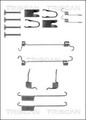 Zubehörsatz Bremsbacken TRISCAN 8105 162588 für FORD MAZDA ESCORT 5 AAL ABL 4 6