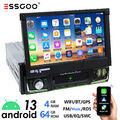 4+64G Carplay Autoradio 1 DIN Android 13 mit 7 Zoll Bildschirm GPS Navi RDS WiFi