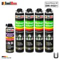 Pistolenschaum Montageschaum Bauschaum 4 x 750ml + 1 x PU-Reiniger 500ml Set