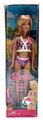 2007 Surf's-Up Beach Barbie Puppe in Bademoden / Mattel L9544, NrfB