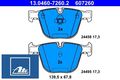 Ate 13.0460-7260.2 Bremsbelagsatz für Scheibenbremse Bremsbelagsatz für BMW 