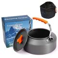 1,1 l Camping-Wasserkocher, leichte Teekanne aus Aluminiumlegierung für Outdoor-