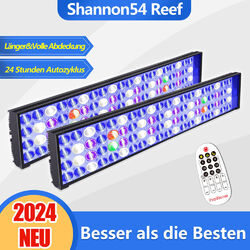 PopBloom Beleuchtung Led Aquarium Meerwasser Led für 24" 48" Reef Coral Aquarium