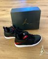 Nike Jordan Fadeaway (GS) black white gym red USA  Gr 39