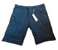 EDC Esprit Herren Chino Short blau Relaxed Slim 100% Baumwolle W36 Neu