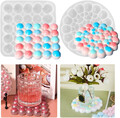 2 Stück Untersetzer Silikonform Bubble Untersetzer Epoxidharz Formen Silikonform