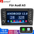 Android 12 AUTORADIO GPS Navi RDS Bluetooth FM WIFI USB für Audi A3 S3 RS3 8P 8V