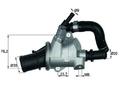 MAHLE ORIGINAL TI 145 88 Kühlwasserthermostat für ALFA ROMEO 156 (932) 166 (936)