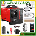 8KW 12V-24V 220V Diesel Auto Heizung Standheizung Luftheizung Air Heater APP LCD