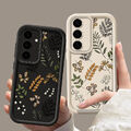 Silikon Weich Floral Hülle Für Samsung S24 Ultra S23 S22 A16 A35 A15 A25 A34 A14