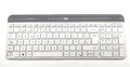 Logitech MK470 Slim Combo NUR TASTATUR - Grauweiß - QWERTY Spanisch (CTRL FEHLT)