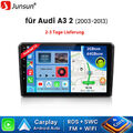 DAB+ 64G Android 13 Carplay Autoradio GPS Navi WIFI RDS Für Audi A3 S3 RS3 8V 8P