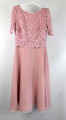 Vera Mont Damen Midi Kleid Cocktailkleid rosa Gr.38